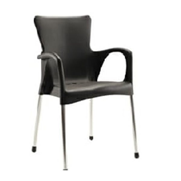 Plastic Moulded Chair With Arm Rest