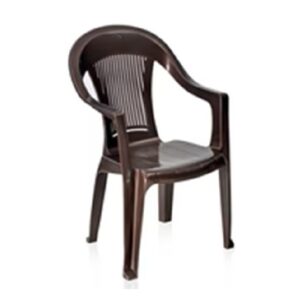 Plastic Moulded High Back Chair with Arm Rest