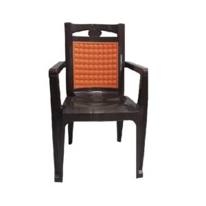 Plastic Moulded High Back Chair with Arm Rest