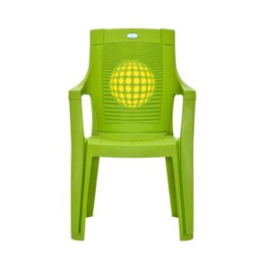 Plastic Moulded High Back Chair with Arm Rest