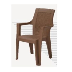 Plastic Moulded High Back Chair with Arm Rest